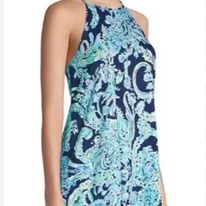 Lilly Pulitzer Blue Sleeveless Sundress Midi